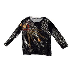 Peter Nygard Tunic Top 3/4 Sleeve Blouse Women's Size‎ Small